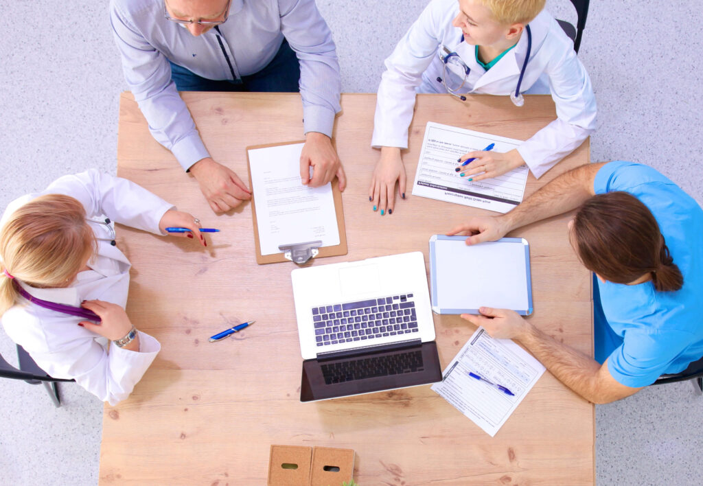 coordinating services with health professionals